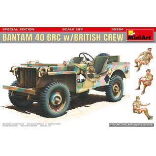 MINIART MIN 35324 MiniArt 1/35 Bantam 40 BRC w/ British Crew. Special Edition plastic model