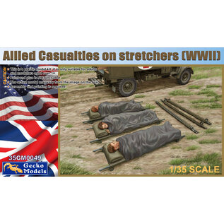 GECKO MODELS GEK 35GM0049 Gecko 1/35 Allied Casualties on stretchers (WWII)