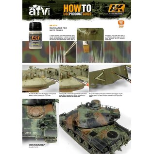 AK INTERACTIVE AK 074   —  Enamel Paint 35ml Bottle NATO Tank Rainmarks