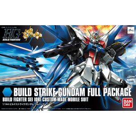 BANDAI BAN 5057718 Build Strike Gundam Flight Full Package HGBF 1/144 Model