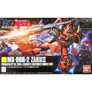 BANDAI BAN 5060400 Bandai HGUC #166 1/144 MS-06R-1A Zaku II Johnny Ridden Custom "Mobile Suit Gundam"