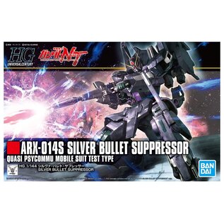 BANDAI BAN 5057694 1/144 #225 Silver Bullet Suppressor Gundam NT HG