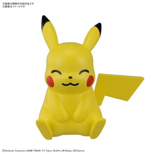 BANDAI BAN 2704421 Bandai Pokemon Model Kit QUICK!! 16 Pikachu (Sitting Pose)