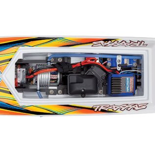 TRAXXAS TRA 38104-8-ORNG Blast: High Performance Race Boat with TQ™ 2.4GHz radio system