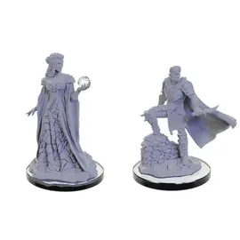 WIZKIDS WK 90665 Critical Role Unpainted Miniatures: Wave 5: Xhorhasian Mage & Xhorhasian Prowler