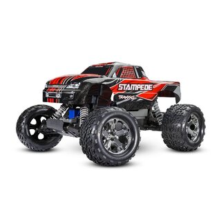 TRAXXAS TRA 36054-8-RED Stampede®: 1/10 Scale Monster Truck with TQ™ 2.4GHz radio system