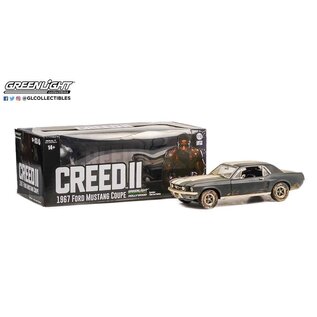 GREENLIGHT COLLECTIBLES GLC 13626 1967 FORD MUSTANG COUPE WEATHERED CREED II DIE-CAST