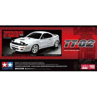TAMIYA TAM 58730-600 TOYOTA CELICA GT-FOUR RC (ST185) TT-02 CHASSIS W/ESC