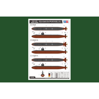 HOBBYBOSS HOB 83530 Hobby Boss 1/350 Los Angeles Class SSN-688/VLS/688I 3-in-1 Kit plastic model