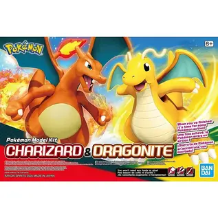 BANDAI BAN 2528753 Bandai Charizard & Dragonite 'Pokemon', Bandai Spirits Pokemon Model Kit