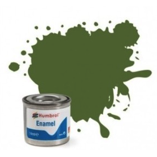HUM 88 Deck Matt green enamel tinlet