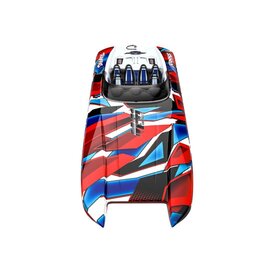 TRAXXAS TRA 57046-4-REDR Traxxas DCB M41 Widebody 40" Catamaran High Performance Race Boat RedR with TQi 2.4GHz Radio & TSM - No battery or Charger