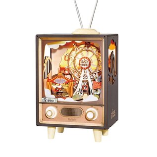 ROLIFE ROE AMT01 Rolife Sunset Carnival DIY Music Box 3D Wooden Puzzle