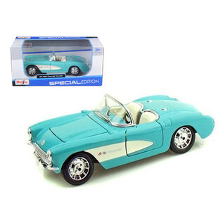 MAISTO MAI 31275  Maisto 1/24 SE 1957 Chevrolet Corvette (Turquoise)