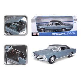 MAISTO MAI 31885  Maisto 1/18 SE 1965 Pontiac GTO (Hurst Edition) (Metallic Blue)