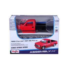 MAISTO MAI 39239  Maisto 1/24 AL 1993 Chevrolet 454 SS Pick-up (Red)