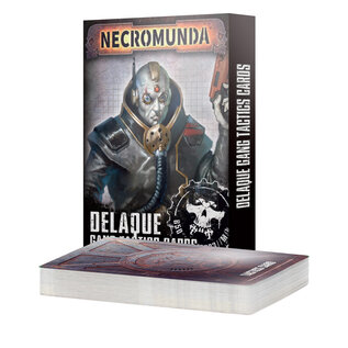 GAMES WORKSHOP WAR 60050599028 Necromunda Delaque Gang Tactics Cards