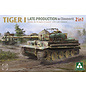TAKOM TAK 2199 Takom 1/35 Tiger I Late-Production w/Zimmerit Sd.Kfz.181 Pz.Kpfw.VI Ausf.E (Late/Late Command) 2 in 1