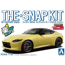 AOSHIMA AOS 06260 Aoshima 1/32 SNAP KIT #17-A Nissan RZ34 Fairlady (Ikazuchi Yellow)