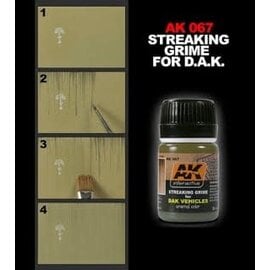 AK INTERACTIVE AK 067 Streaking Grime For Afrika Korps Vehicles