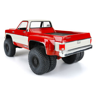 Proline Racing PRO 359000 Pro-Line 1973 GMC Sierra 3500 Clear Body for 12.3" (313mm) Wheelbase Scale Crawlers with PRO278600 Carbine Dually Wheels