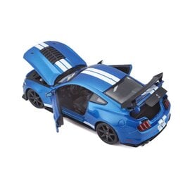 MAISTO MAI 31388  Maisto 1/18 Special Edition 2020 Mustang Shelby GT500 (CFTP) (Blue w/ White Stripe)