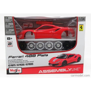 MAISTO MAI 39135  Maisto 1/24 AL Ferrari 488 Pista (Red)