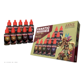 THE ARMY PAINTER TAP WP8068 Army Painter Warpaints Fanatic Washes Paint Set