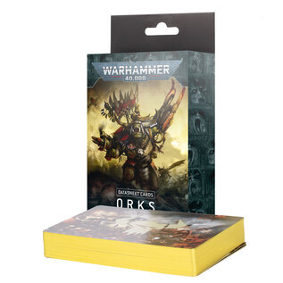 GAMES WORKSHOP WAR 60050103004 DATASHEET CARDS ORKS