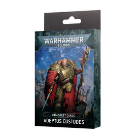 GAMES WORKSHOP WAR 60050108009 DATASHEET CARDS ADEPTUS CUSTODES