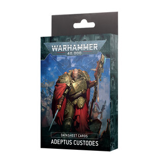 GAMES WORKSHOP WAR 60050108009 DATASHEET CARDS ADEPTUS CUSTODES