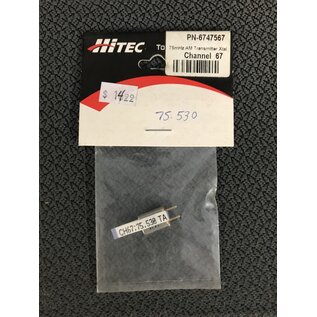 Hitec HIT 6747567 AM transmitter Xtal 75mhz Channel 67 (75.530)