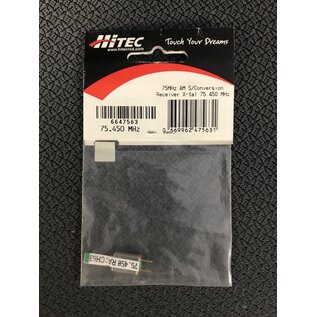 Hitec RCD HIT 6647563 75 mhz AM S/conversion Receiver X-tal 75.450