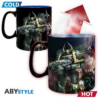 ABYSSE AMERICA ABY MUG846_US WARHAMMER 40K MUG HEAT CHANGE ULTRAMARINE/LEGION