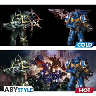 ABYSSE AMERICA ABY MUG846_US WARHAMMER 40K MUG HEAT CHANGE ULTRAMARINE/LEGION