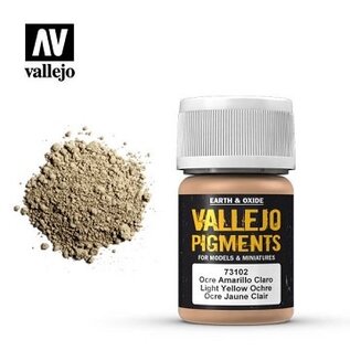 VALLEJO VAL 73102 VALLEJO: PIGMENT LIGHT YELLOW OCHRE (35ML)