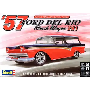 REVELL GERMANY REV 14548 1957 FORD DEL RIO RANCH WAGON 2'N 1 PLASTIC MODEL 1/25