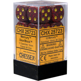 CHESSEX CHX 25723 SPECKLED 12D6 MERCURY 16MM