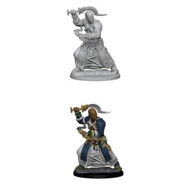 WIZKIDS WK 72612 Pathfinder Battles Deep Cuts Unpainted Miniatures: Wave 1: Human Male Monk