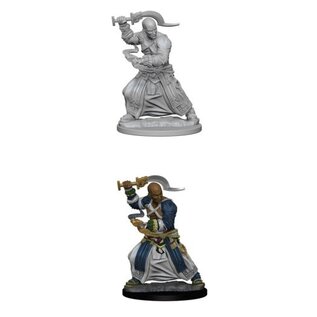 WIZKIDS WK 72612 Pathfinder Battles Deep Cuts Unpainted Miniatures: Wave 1: Human Male Monk