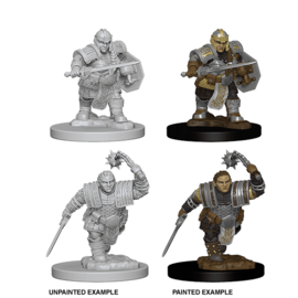 WIZKIDS WK 72617 UNPAINTED MINIS WV2 DWARF FEMALE FIGHTER