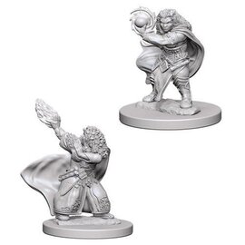 WIZKIDS WK 72621 UNPAINTED MINIS WV4 DWARF FEMALE WIZARD