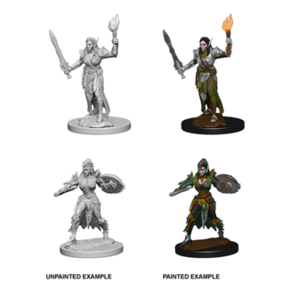 WIZKIDS WK 72599 PF UNPAINTED MINIS WV1 ELF FEMALE FIGHTER