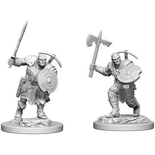 WIZKIDS WK 73203 DND UNPAINTED MINIS WV4 EARTH GENASI MALE FIGHTER