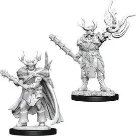 WIZKIDS WK 73853 PF UNPAINTED MINIS WV10 MALE HALF-ORC DRUID