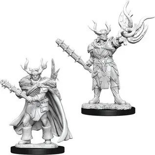 WIZKIDS WK 73853 PF UNPAINTED MINIS WV10 MALE HALF-ORC DRUID