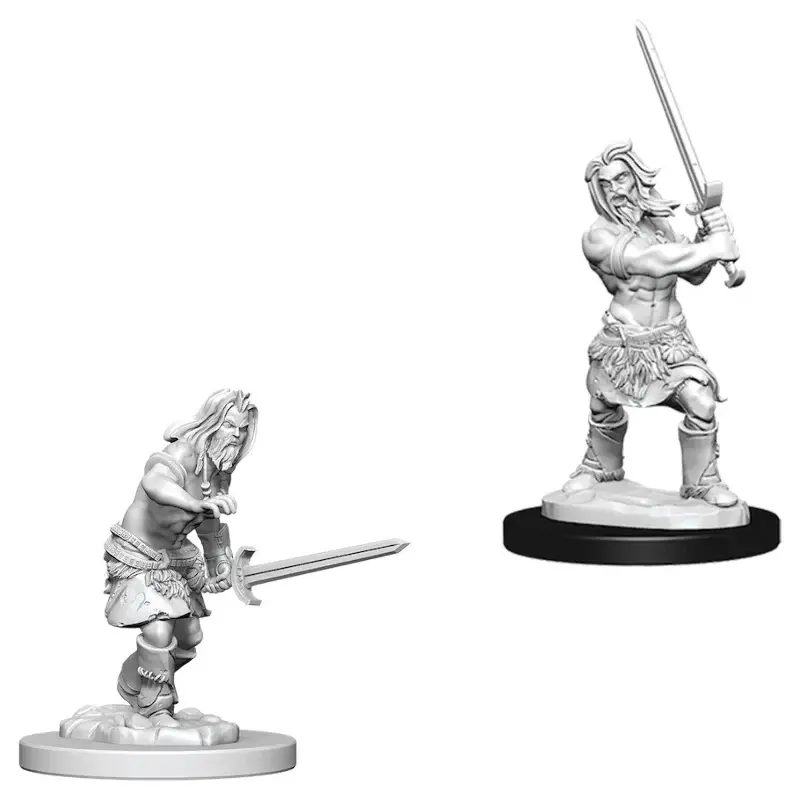 WK 73413 PF UNPAINTED MINIS WV6 MALE HUMAN BARBARIAN The Zoom Room RC