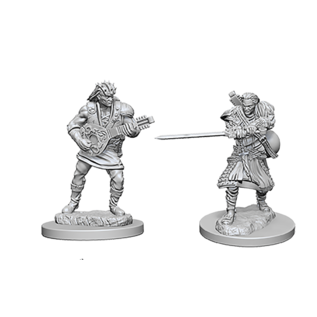 WIZKIDS WK 72632 DND UNPAINTED MINIS WV4 MALE HUMAN BARD