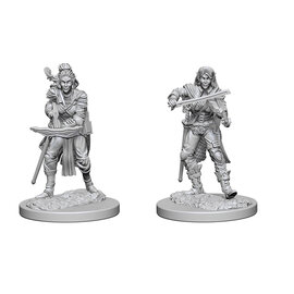 WIZKIDS WK 72611 PF UNPAINTED MINIS WV4 ELF FEMALE BARD