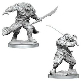 WIZKIDS WK 90397 MTG UNPAINTED MINIS WV4 ZURGO HELMSMASHER AND UNYIELDING KRUMAR